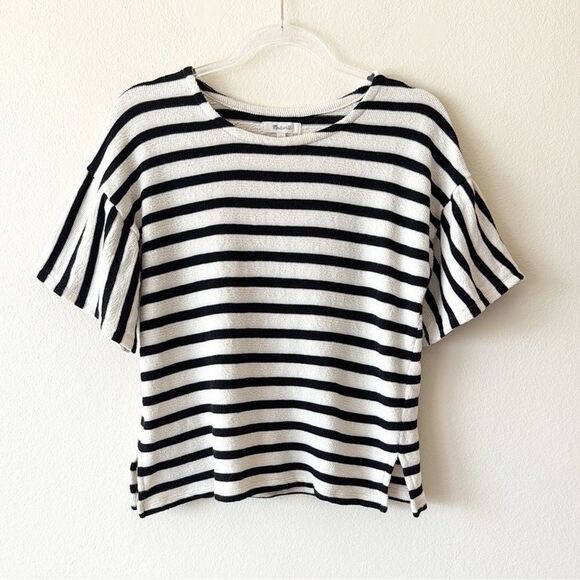 Madewell Striped Bell Sleeve Classic Top - Picture 2 of 8